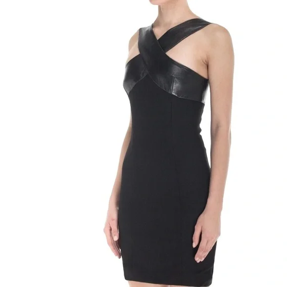 bebe | Dresses | Nwt Bebe Crossed Front Bodycon Dress | Poshmark